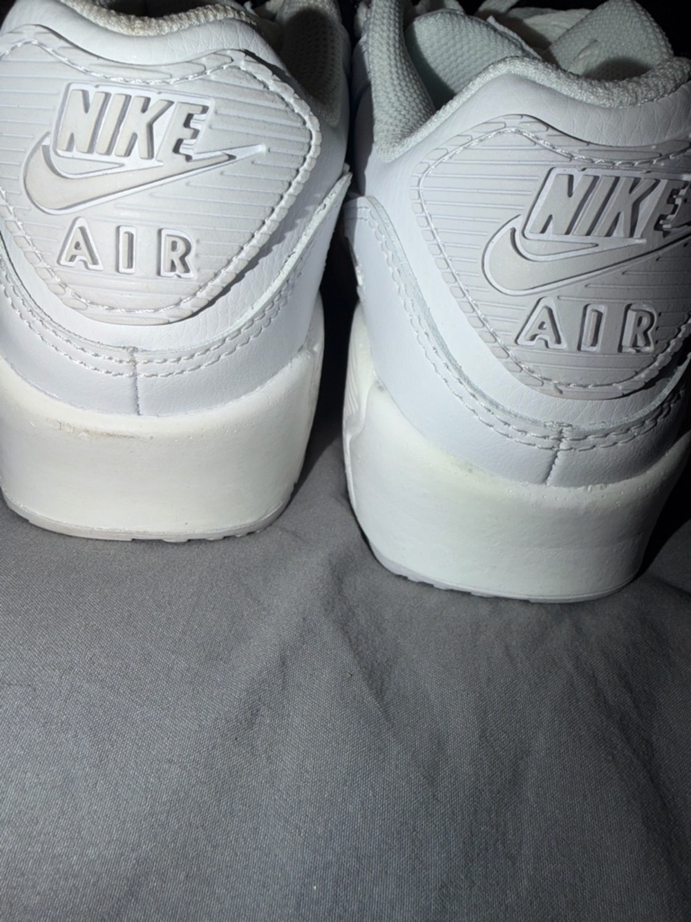 Nike Air Max Big Girls in White - Picture 6 of 6